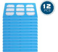 12 cartouches de filtre à eau de rechange pour fontaines d'eau pour animaux domestiques, compatibles avec les fontaines Cat Mate et Dog Mate