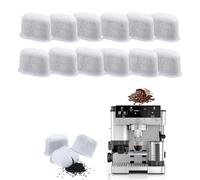 12 Cartouches de Filtre à Eau pour Ninja Luxe Cafe, Charbon Actif Filtre pour filtre de machine à café, Cartouches de Rechange, Modèles Compatibles ES501EU, ES601EU, ES651EU, ES655COEU ES701EU