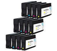 12 Printer Cartouches d'encre (Set) remplacer HP 934 & 935 XL non-OEM/Compatible