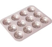 12 Cavity Hemisphere Football Moule à gâteaux demi-rond en forme de ballon de foot Moule à gâteaux en tôle