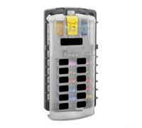 12 Circuit Fuse Block 32V With Ground Bus Bar