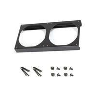 12 cm Support d'extension de ventilateur pour boîtier d'ordinateur - Hauteur : 25 mm - Améliore le refroidissement pour les applications gourmandes en ressources - Traitement vidéo PC - Solution de