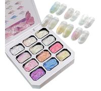 12 Color Gel Set - High Pigment Gradient Gel | Beginner Friendly DIY Painting Kit Smooth Blend UV LED for Home, Salon, Practice, Manicure Design Use, 2.5ml
