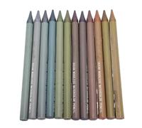 12 Color Woodless Pencil Set Oil Based Colorful Drawing Pencils Art Supplies for Adults Students Artists All Core No Wood (Type 2)