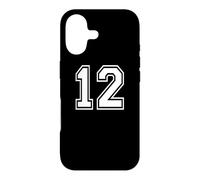 12. Conception Graphique des Sports d'équipe numéro 12, Correspondance Entre Les équipes et Les universités Coque pour iPhone 17