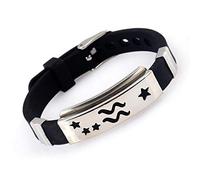 12 Constellation Couple Bracelet,Retro Punk Mens Womens 12 Constellation Zodiac Sign Bracelet, Bracelet Fashion,Zodiac Constellation Horoscope Astrologie Céleste Bijoux - Cadeau Femme Homme,Verseau
