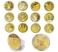 12 Constellations Pièce D'Or Commémorative de La Collection D'Art
