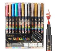 12 Couleurs Feutre Tatouage Temporaire Marqueurs de Tatouage Temporaires Feutre Tatouages Kit pour Garçons Filles Carnaval, Halloween, Fête D'anniversaire