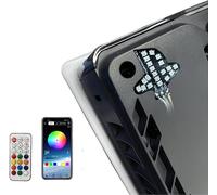 12 couleurs PS5 Slim RGB Logo LED pour console Playstation 5 Slim, logo lumineux LED pour PS5 Slim Disc et console numérique