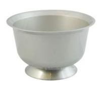 12 coupes à dessert réutilisables 9.5cm argent - aluplast cp125argent Gris G