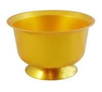 12 coupes à dessert réutilisables 9.5cm or - aluplast cp125or Jaune G