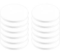 12 couvercles Ø 12,5 cm en blanc pour saladier en mélamine et en verre Ø 12 cm