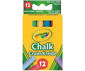 12 craies anti-poussière Crayola