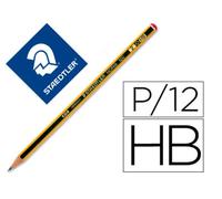 12 Crayons À Graphite Staedtler Noris N2 HB Pour Dessiner Et Écrire