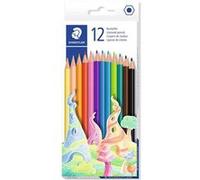 Staedtler, Crayons de couleur sans bois, Lot de 12 crayons aux couleurs assorties, 175 C12