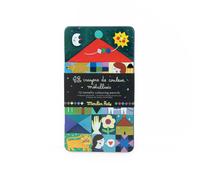 12 crayons de couleur métallisés Les comètes filantes Moulin Roty