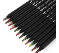 12 crayons de couleur multicolores Tout autour du Monde Moulin Roty