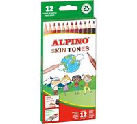 12 Crayons De Couleur Peau Teintes De Peau Pour Créer Sans Limites Mine Résistante Trousse Crayons De Couleur Crayons De Couleur Pour Enfants Soutien À La Diversité