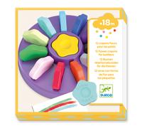 12 crayons fleurs pour les petits Djeco
