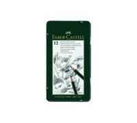 Faber-Castell Crayons graphite Castell 9000 – Set de 12 (HB à 8B) – Extra résistant à la casse