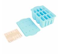 12 - Crème glacée en silicone avec couvercle | Qualité alimentaire et plateau à glace pliable pour maison/bureau/bar | Coffre-fort pour lave-vaisselle, réutilisable, tolérance à la chaleur et au froid