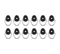 12 D-Ring for pour kayak Accessories Tie Down Loop Boat Deck Fitting Without Bolts(oval)