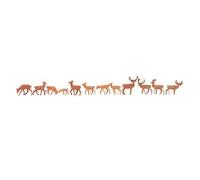 12 Daims, Cerfs - HO 1/87 - FALLER 151906