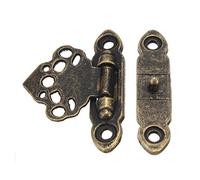 12 Decor de laiton Antique boite de en bois fermoirs de verrouillage + Vis