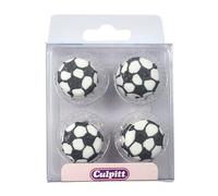 12 décors en sucre ballon de foot - Culpitt