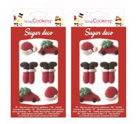 12 décors sucrés Père Noël Scrapcooking