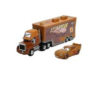 (12)Die-cast Toy Set: Cars 2 Lightning Mcqueen, Jackson Storm, Chick Hicks, Mack