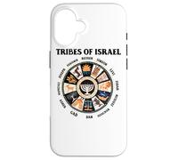 12 Douze tribus d'Israël Hébreu Israélite Judah Jérusalem Coque pour iPhone 16