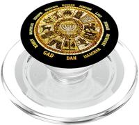 12 Douze tribus d'Israël Hébreu Israélite Judah Jérusalem PopSockets PopGrip pour MagSafe