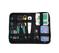 12 en 1 Testeur de Network Réseau Cable Kit d'outils de Réparation d'Ordinateur,Professional Maintenance de Testeur de Câble LAN,Pince à Sertir de Fil RJ45 RJ11Réseau d'Outils pour,Ménage