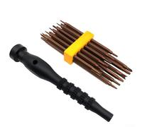 12 en 1 Tournevis Magnétique Type Y U pour Embouts Torx Triangle pour Réparation Electronique Appareils Electroniques Appareils Électriques