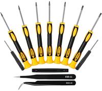 12 En 1 Tournevis Torx/Étoiles/Tx Magnétiques Professionnels De Précision,T3 T4 T5 T6 T8 T10 Screwdrivers Magnétiques Pour Téléphone Mobile Xbox Ps4 Anneau Porte D¿Affiche Ordinateur