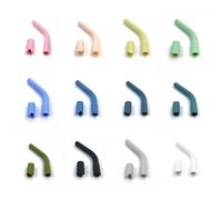 12 Ensembles De Couvre-Paille Et Ensemble De Base, Couvre-Paille Anti-Brûlure, Couvre-Paille En Silicone, Couvre-Paille Réutilisables, Rallonge De Paille