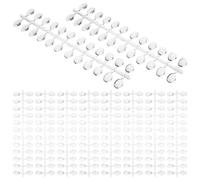 12 Ensembles Plaque à Ongles Transparente Ovale Moyenne | Pastilles de Présentation, Représentation Exacte des Couleurs, Portable, pour Salon Professionnel et Manucure Maison