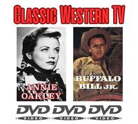 12 Episodes Classic Tv Westerns Annie Oakley Buffalo Bill - Dvd