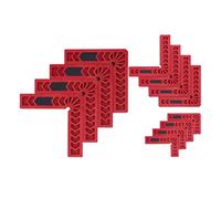 12 équerres de positionnement à 90 degrés, pinces d’angle à angle droit en plastique haute résistance pour le travail du bois, ensemble d’outils de charpentier avec angle précis de