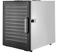 12 étages de déshydrateur en acier inoxydable Grand déshydrateur alimentaire 30-80°C pour légumes Viande Herbes Séchoir à fruits