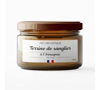 12 étiquettes autocollantes personnalisables pour terrines, pâtés et conserve - format 10x4 cm