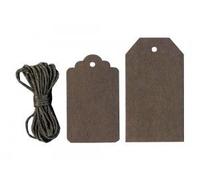 Etiquettes Kraft et Ficelle