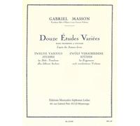 12 ETUDES VARIEES TROMBONE (A COULISSE)