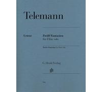 Georg Philipp Telemann – Douze Fantaisies TWV 40:2-13 – Flûte solo – Henle Verlag