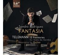 Telemann – 12 Fantaisies pour viole de gambe transcrites pour guitare – CD