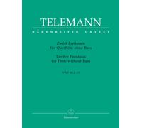 12 Fantasien für Querflöte ohne Bass TWV 40:1-12 - Flute - BOOK
