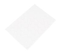 12 feuilles d'autocollants de cache-vis 648pcs cache-trou de vis diamètre 21 mm / 8,3 pouces pour vis de meubles bureau vis étagère meubles armoire murale réparation - blanc