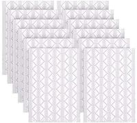 12 Feuilles De Coins De Photo Autocollants 1224 Pièces Coins Photo Auto-Adhésifs Coins De Montage Photo Pour Albums De Bricolage,Album Photo,Scrapbooking,Décoration Du Bujo Transparent