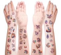 12 Feuilles Licorne Tatouage Enfant Fille HSYWSH-Licorne Tatouage Paillette Enfant,Tatouages Ephemere Enfan Fille, Faux Tatouage Decoration Anniversaire EnfantsCadeau Anniversaire (multicolore 1)